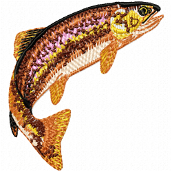 Fishes Embroidery Design 11